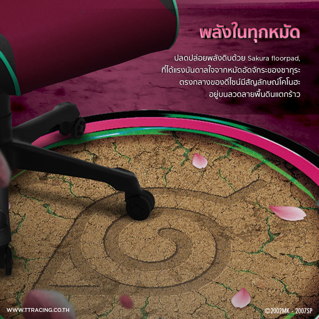 แผ่นรองพื้นเกมมิ่ง TTRACING GUARDIAN - SAKURA EDITION_2